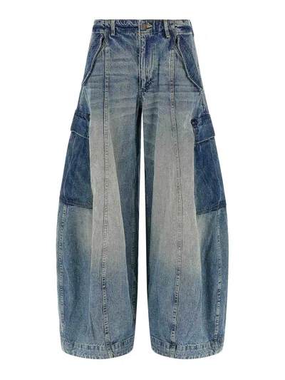 R13 Pantalón Casual - Azul
