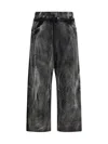 R13 Cropped Pleated Sweatpant In Black