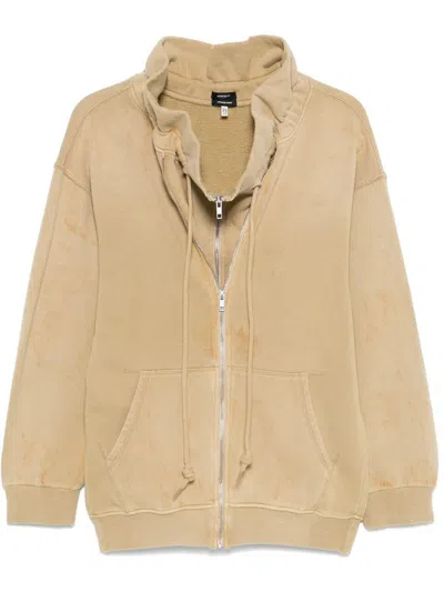 R13 Paperbag Zip-up Clothing In Neutral