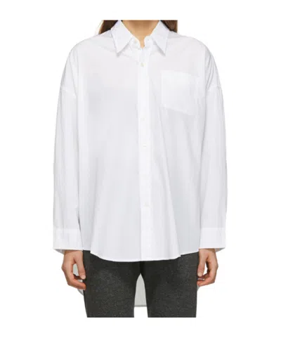 R13 Patch-pocket Shirt In White