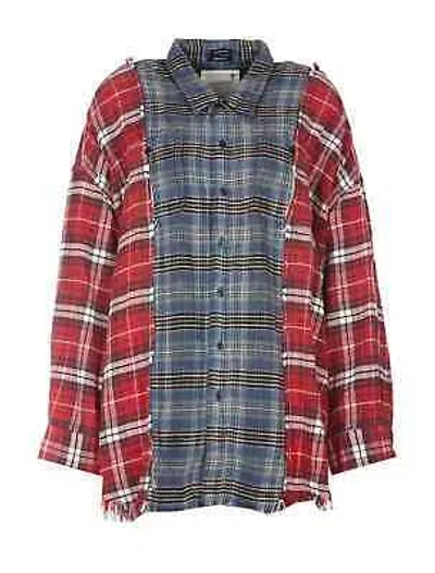 Pre-owned R13 Patchwork Workshirt In Red
