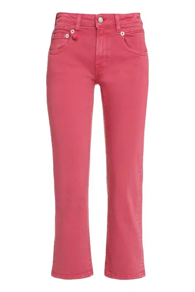 R13 Pink Boy-straight Jeans For Women