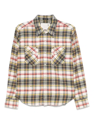 R13 Plaid-check Shirt