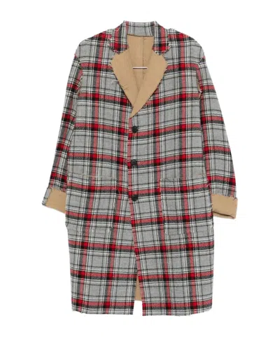 R13 PLAID COAT