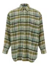 R13 Boyfriend Shirt In Green