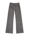 R13 Plaid Jeans In Black