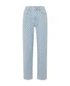 R13 Plaid Jeans In Blue