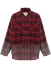 R13 Plaid-pattern Shirt In Rot