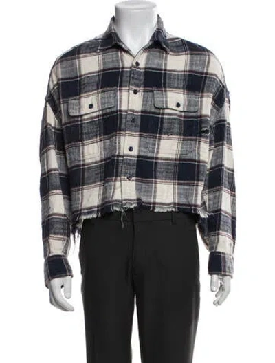 Pre-owned R13 Plaid Print Jacket In Black