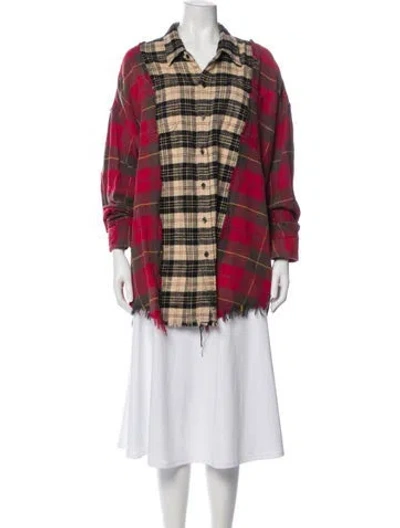 Pre-owned R13 Plaid Print Jacket In Neutral