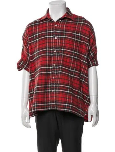 Pre-owned R13 Plaid Print Jacket In Red