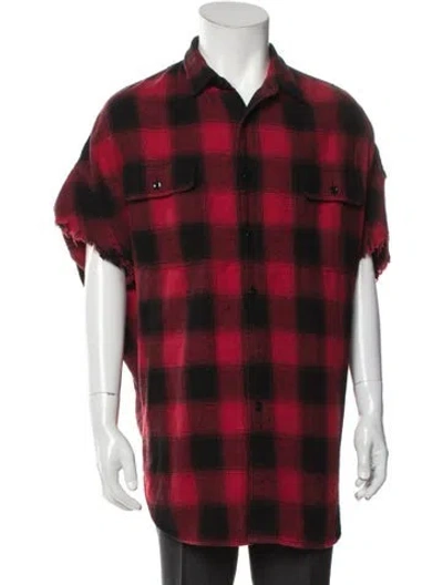Pre-owned R13 Plaid Print Long Sleeve Shirt In Multi