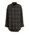 R13 Multicolor Cotton Pattern Shirt In Brown