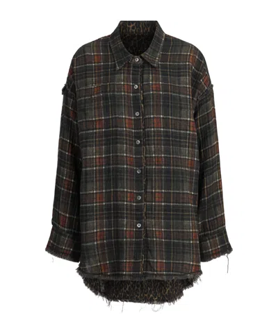 R13 PLAID SHIRT
