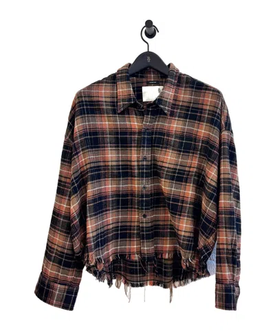 R13 Plaid Shirt In Multi