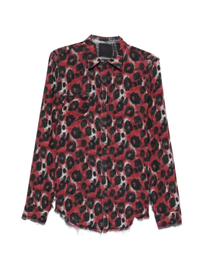 R13 Plaid Shredded Seam Shirt In Multi