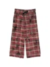 R13 Plaid Trousers In Multi