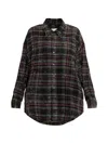 R13 Plaid-pattern Button-down Shirt In Multi