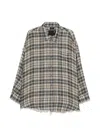 R13 Plaid-pattern Shirt In Multi