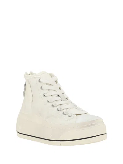 R13 Platform High-top High-top Sneaker In White