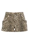 R13 Pouch Pocket Bermuda And Short In Brown