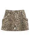 R13 Pouch Pocket Bermuda And Short In Multicolor