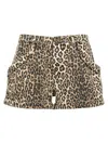 R13 Pouch Pocket Bermuda And Short In Multicolor