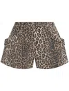 R13 Pouch Pocket Bermuda And Short In Neutrals