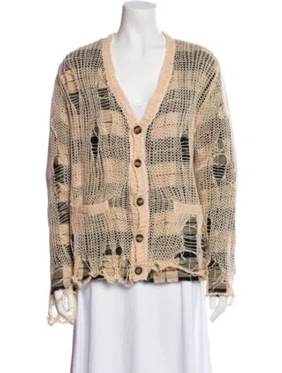 Pre-owned R13 Printed Blazer In Neutral