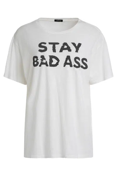 R13 R13 PRINTED COTTON T-SHIRT