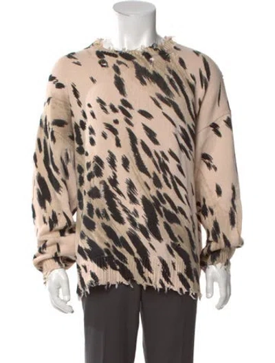 Pre-owned R13 Printed Crew Neck Pullover W/ Tags In Neutral