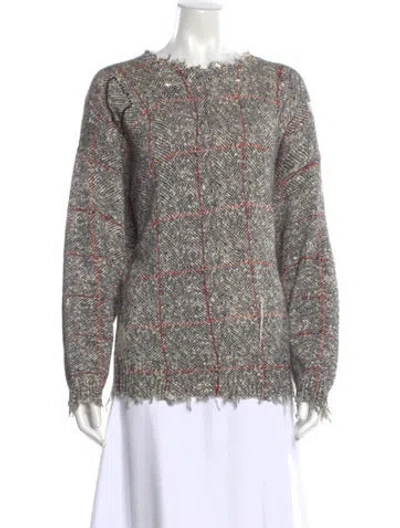 Pre-owned R13 Printed Crew Neck Sweater