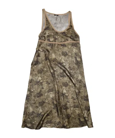 R13 Printed Dress In Green