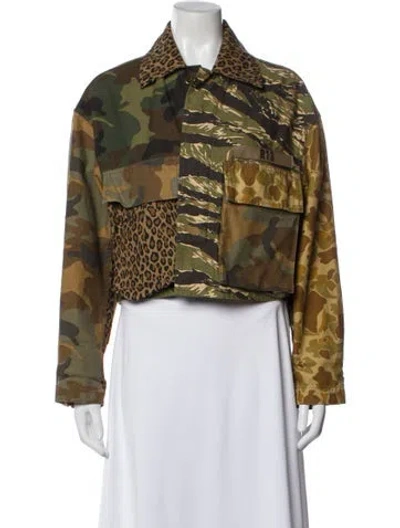 Pre-owned R13 Printed Evening Jacket In Multi