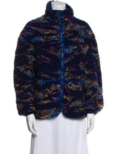 Pre-owned R13 Printed Jacket In Blue
