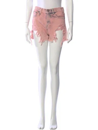 Pre-owned R13 Printed Mini Shorts In Pink