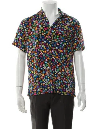 Pre-owned R13 Printed Short Sleeve Shirt In Multi