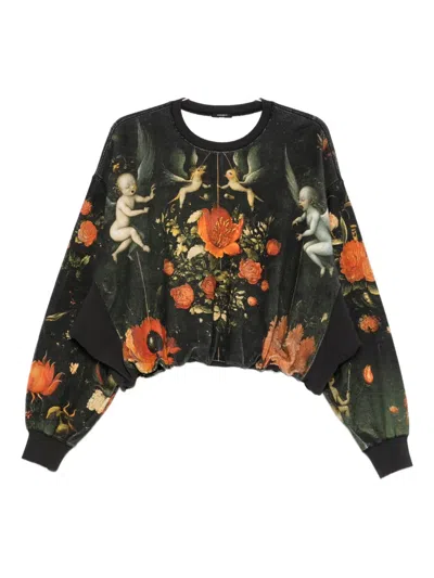 R13 Printed Sweatshirt In Multi