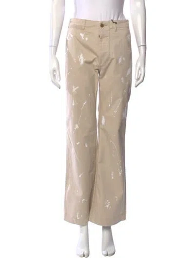 Pre-owned R13 Printed Wide Leg Pants W/ Tags In Neutral