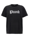 R13 'punk Boy' T-shirt In Black