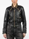 R13 Quilted Buttoned Jacket In Black