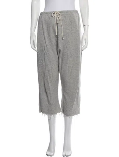 Pre-owned R13 Raw-edge Trim Sweatpants In Grey