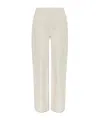 R13 Rear-drawstring Trousers In Neutral
