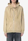 R13 Khaki Sweatshirt With Wear In Beige