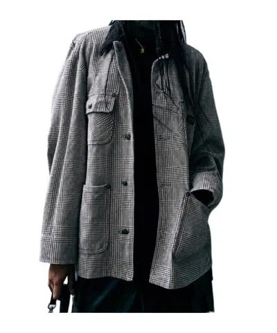 R13 Relaxed Chore Jacket In Gray