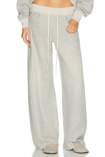 R13 Relaxed Darted Sweatpant In Gray