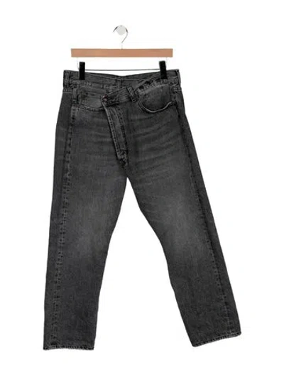 Pre-owned R13 Relaxed Fit Jeans In Gray