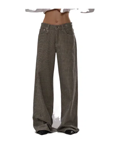 R13 Relaxed Flared Leg  Five Pocket Jean In Multi