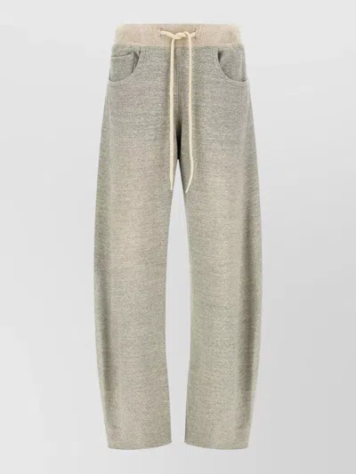 R13 Relaxed Jogger Pants Darted Waist Design In Gray
