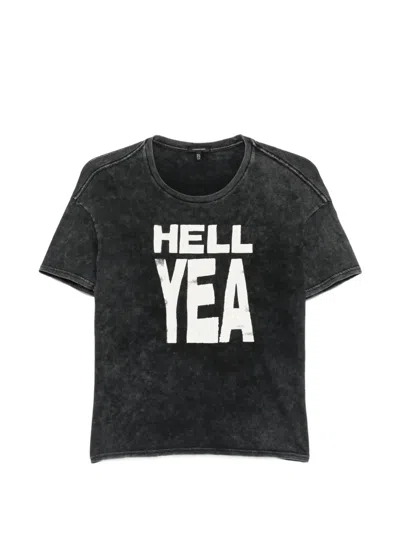 R13 Relaxed-fit T-shirt In Gray